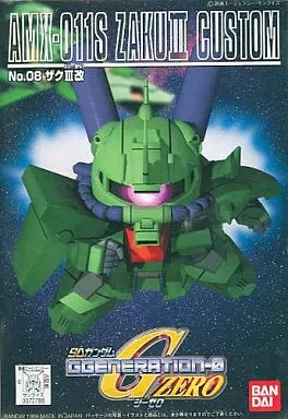 BB Warrior No. 08 AMX-011S Zaku III Revised "SD Gundam G-GENERATION-0" [0072786]
