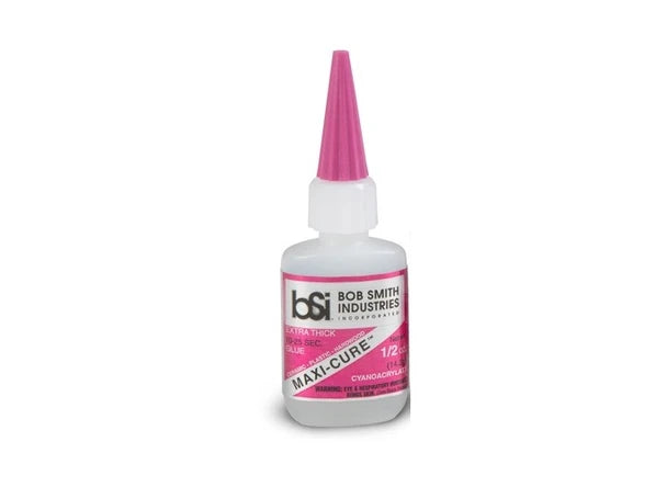 Bob Smith Industries Maxi Cure Extra Thick CA Glue 14ml (1/2 oz) BSI111
