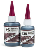 BSI117 Bob Smith Industries IC-2000 Black Rubber Toughened CA (1/2oz)