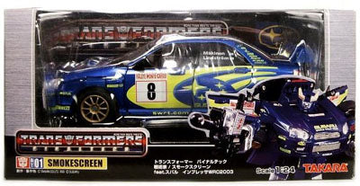TRANSFORMERS Binaltech BT-01 Smokescreen Impreza WRC 2003 Takara (08123)