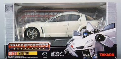 BT-08 Jazz Meister White Version | Mazda RX-8 | Transformers Binaltech | Takara 12482