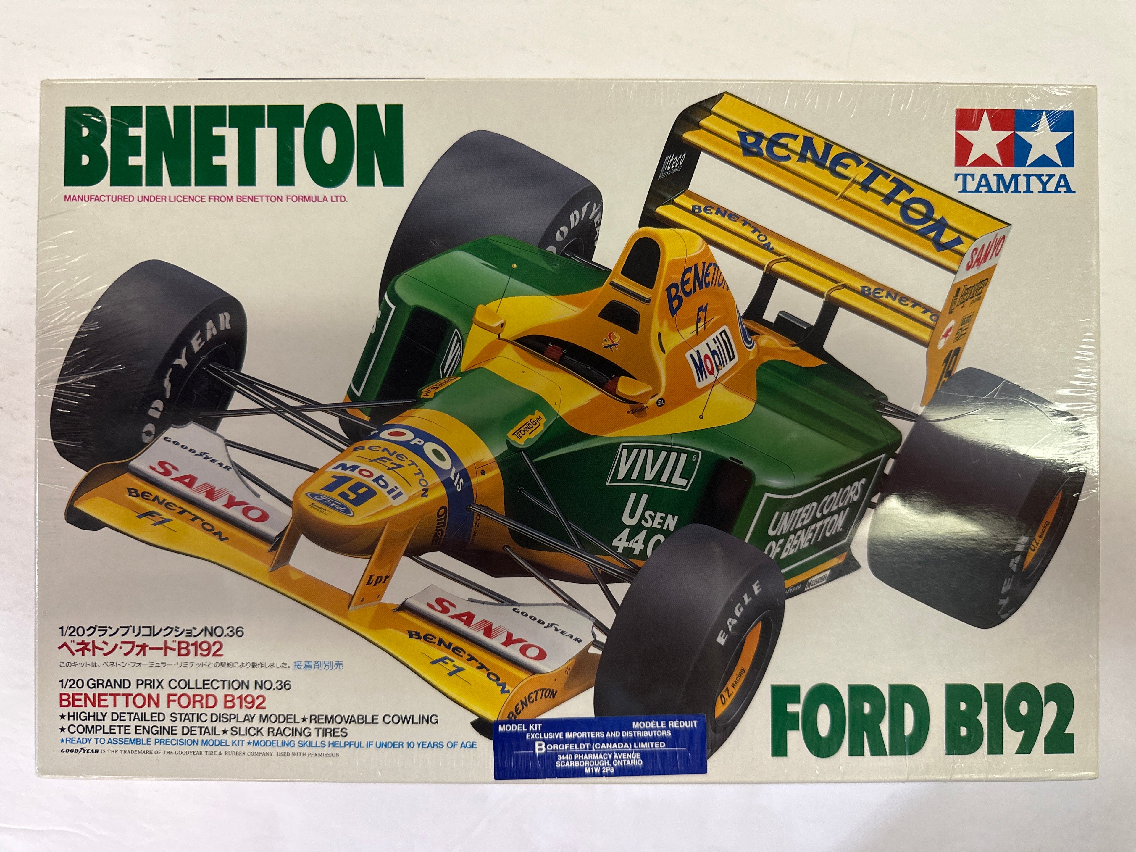 Benetton Ford B192 1/20 Grand Prix Collection No.36