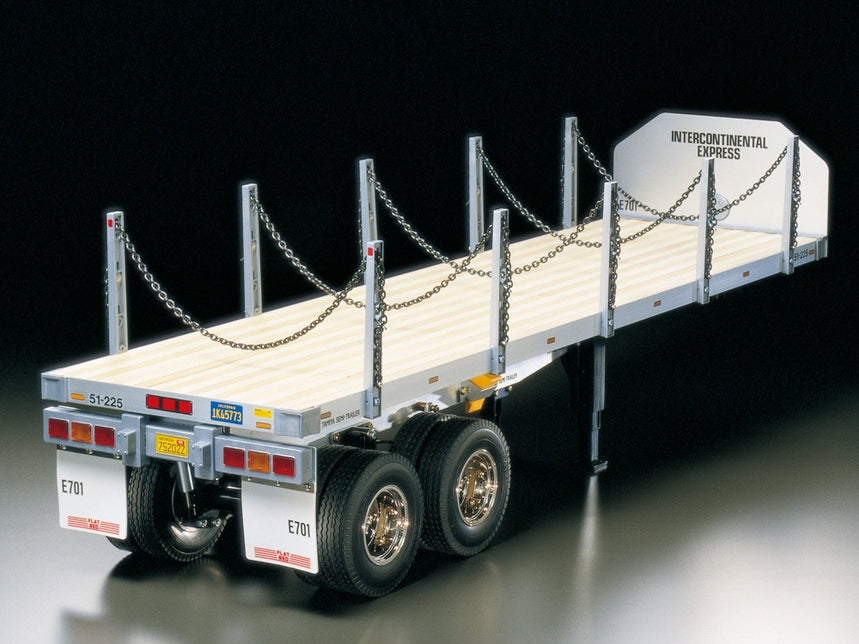 Flatbed Semi-Trailer for Tamiya 1/14 Scale R/C Tractor Truck