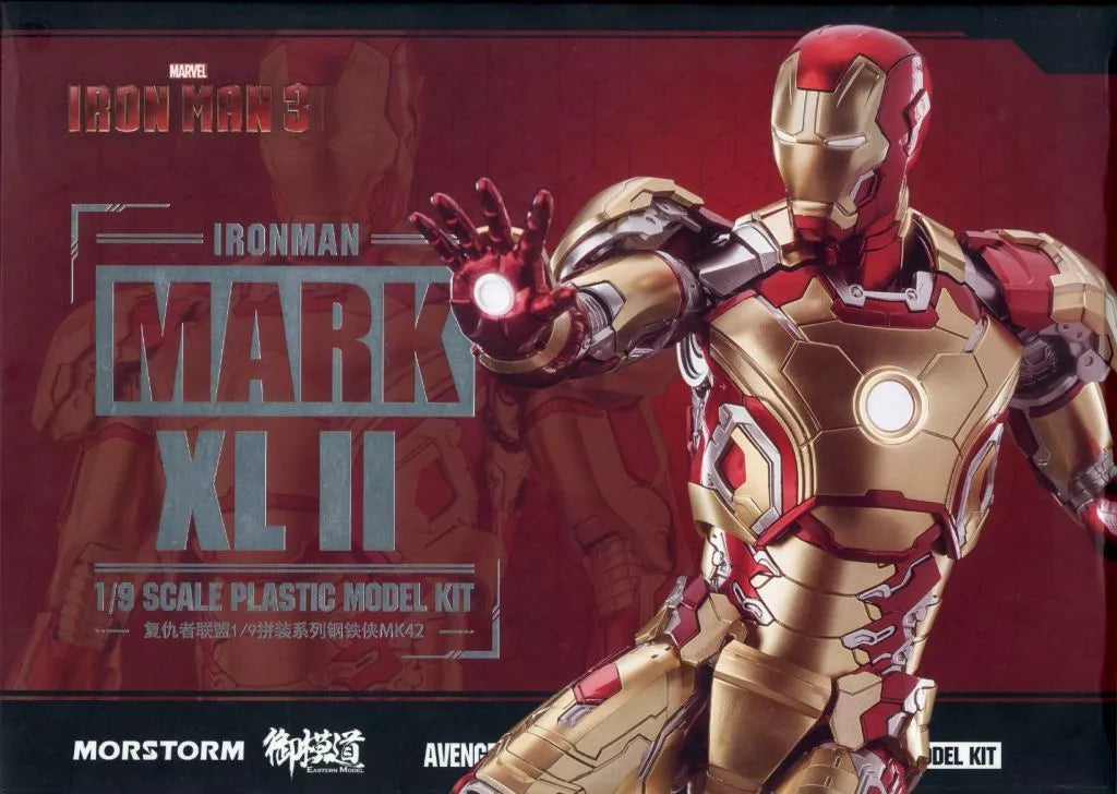 1/9 Scale Iron Man MK42 Collectible Action Figure Kits (EM2022007P)