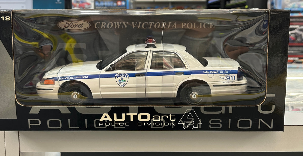 1/18 Autoart Ford Crown Victoria 72705 Québec, Canada Montreal POLICE