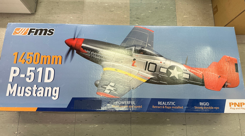 FMS 1450mm P-51D Mustang PNP