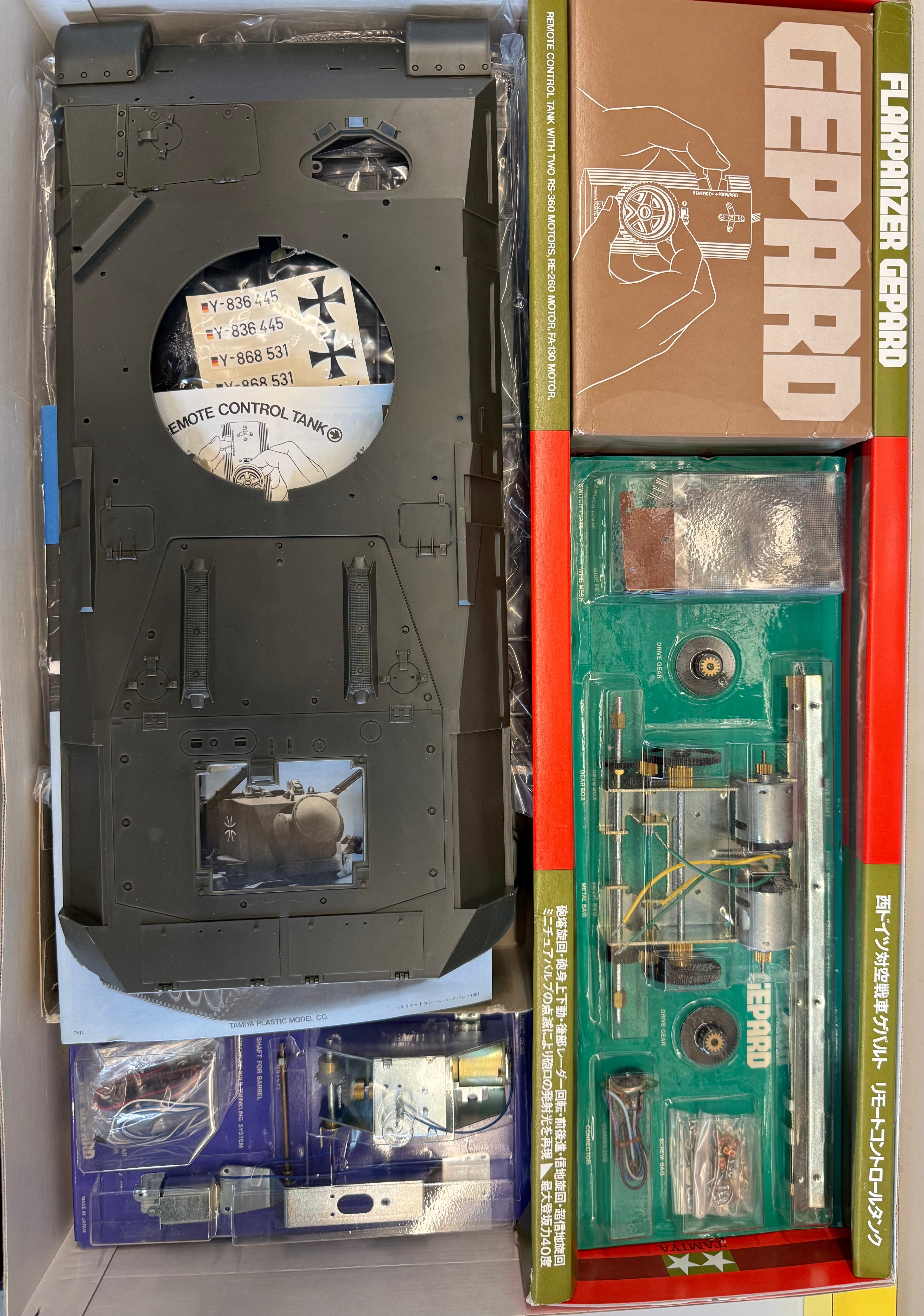 Tamiya RC 1/16 Flakpanzer Gepard Tank LT1602
