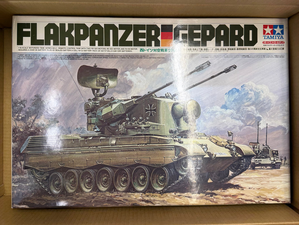 Tamiya RC 1/16 Flakpanzer Gepard Tank LT1602