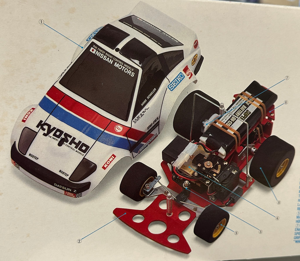 Kyosho 1/12 Scale Electric On-Road Car: Kyosho Mr Wheelie - Datsun-Z - 2452