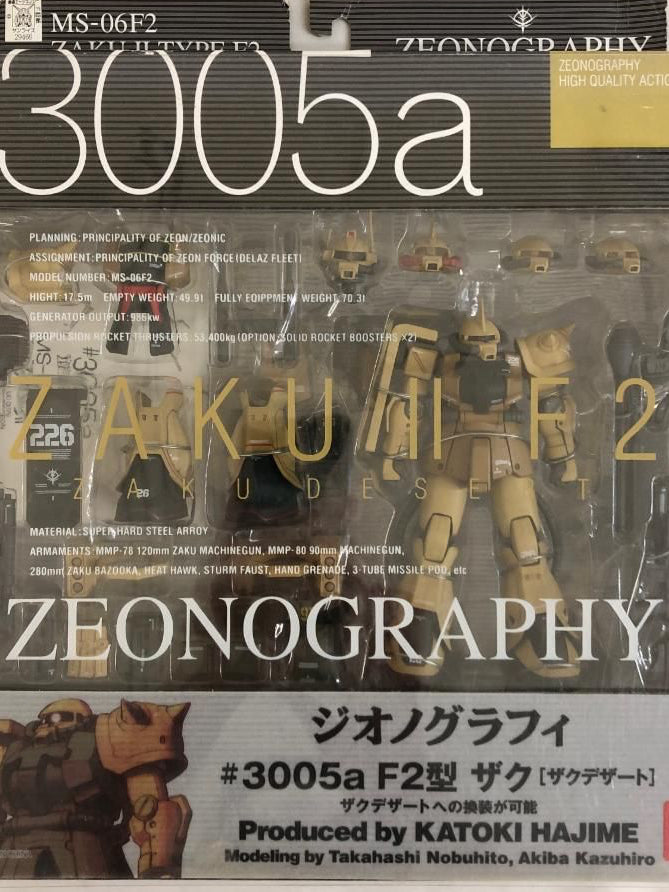 Gundam Fix ZEONOGRAPHY  MS-06F2 F2 Desert #3005a