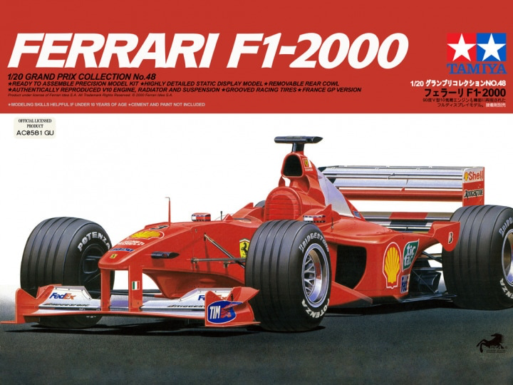 Ferrari F1-2000 1/20 Grand Prix Collection No.48 (20048)