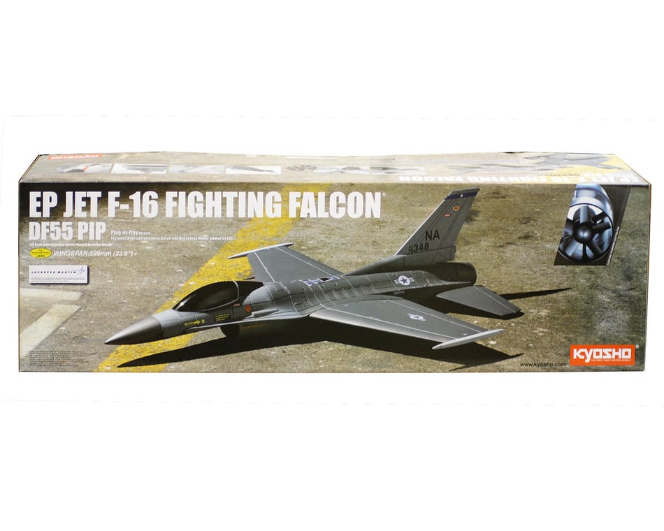Kyosho EP F-16 Fighting Falcon DF55 Ducted Fan Airplane (KYO10281B)