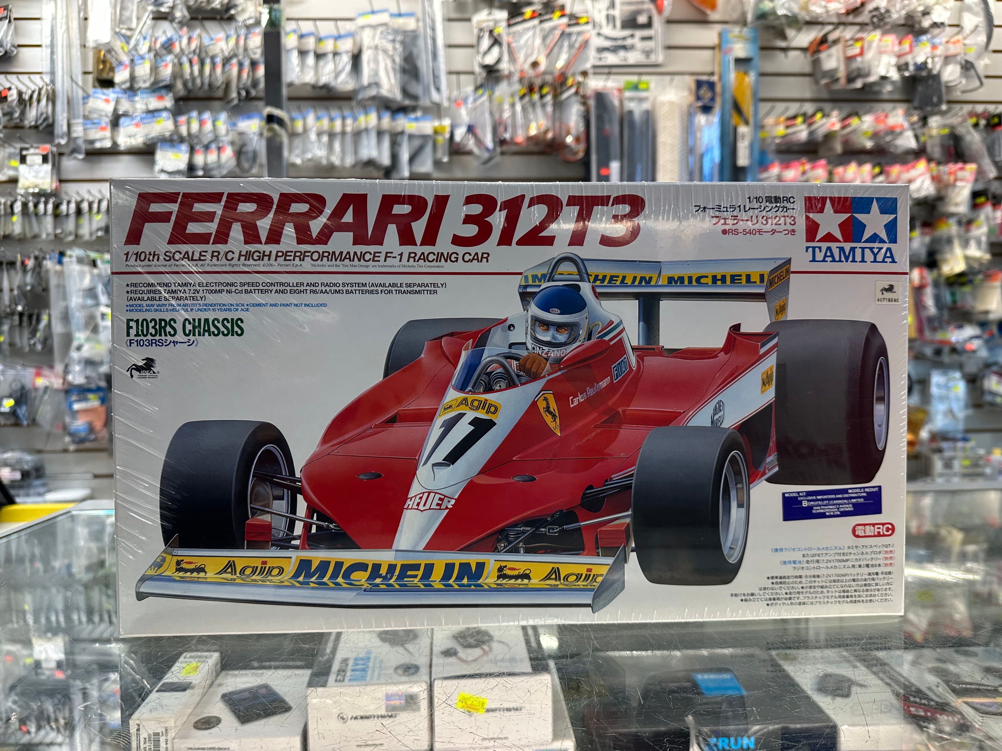 Ferrari 312T3 1/10 Scale R/C High Performance F-1 Racing Car (F103RS Chassis)