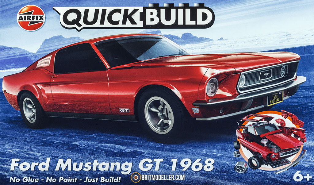 Airfix QUICKBUILD Ford Mustang GT 1968  J6035
