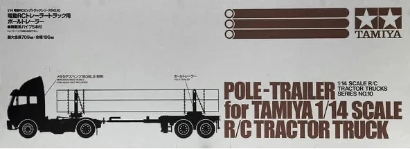 Pole-Trailer for Tamiya 1/14 Scale R/C Tractor Truck