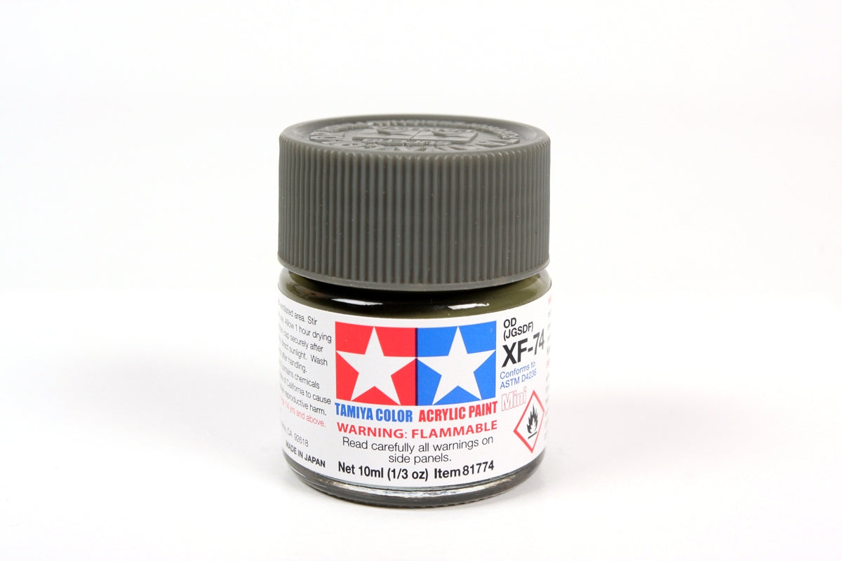 Tamiya Color Acrylic Paint Mini XF-74 Olive Drab (JGSDF)