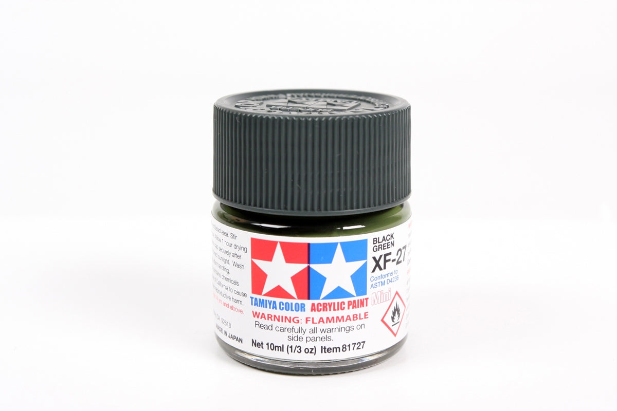 Tamiya Color Acrylic Paint Mini XF-27 Black Green