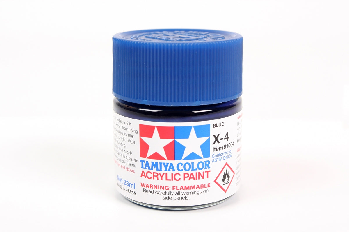 Tamiya Color Acrylic Paint Mini X-4 Blue
