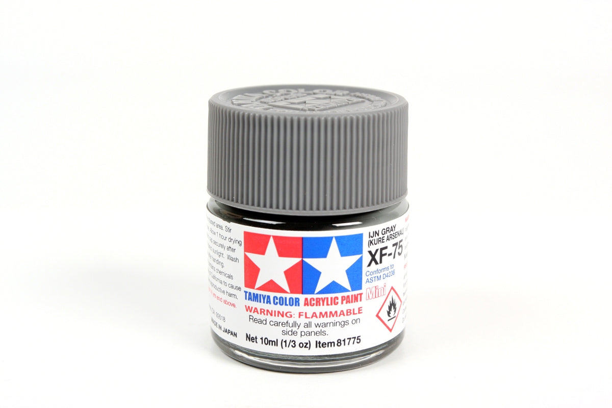 Tamiya Color Acrylic Paint Mini XF-75 IJN Gray (Kure Arsenal)