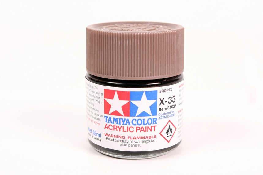 Tamiya Color Acrylic Paint Mini X-33 Bronze