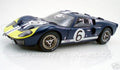 GMP 1/12 Scale G1201318 - 1966 Ford Gt40 MkII #6 Holman/Moody - Blue/Yellow