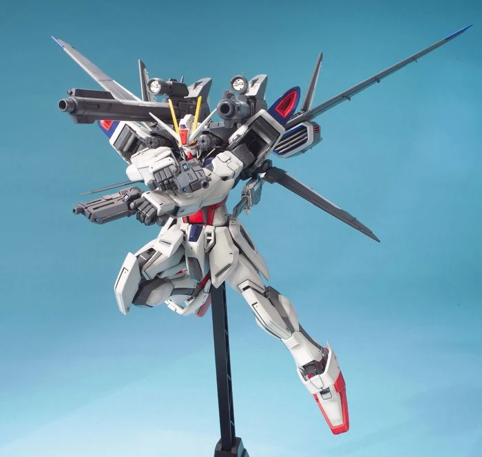 GAT-X105E+AQM/E-M1 Strike Gundam E IWSP (Lukas O'Donnell Custom) 1/100 Scale Master Grade Model