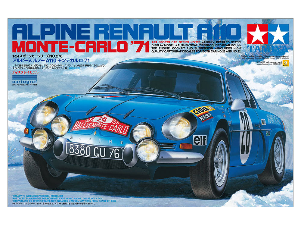 Alpine Renault A110 Monte-Carlo ‘71 1/24 Sports Car Series No.278