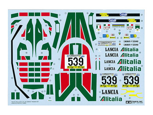 Lancia Stratos Turbo 1/24 Scale Plastic Model Kit