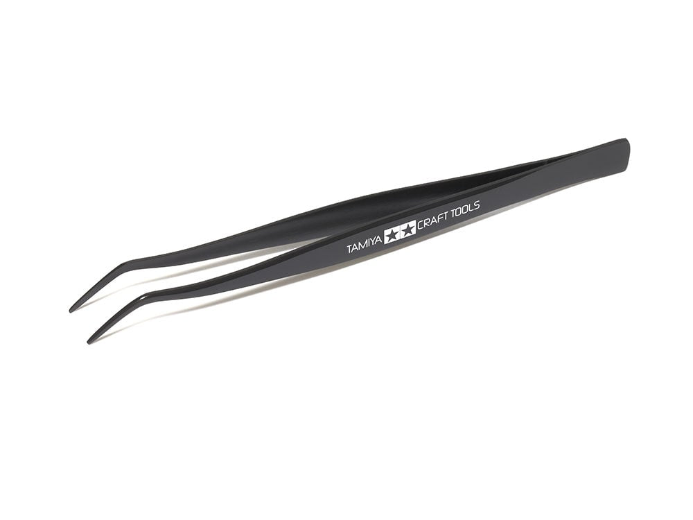 Tamiya Craft Tools Angled Tweezers