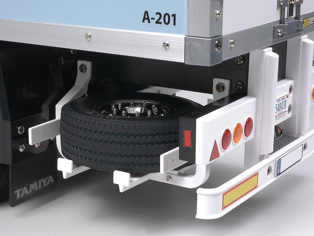 3-Axle Reefer Semi-Trailer for Tamiya 1/14 Scale R/C Tractor Truck Finished Model