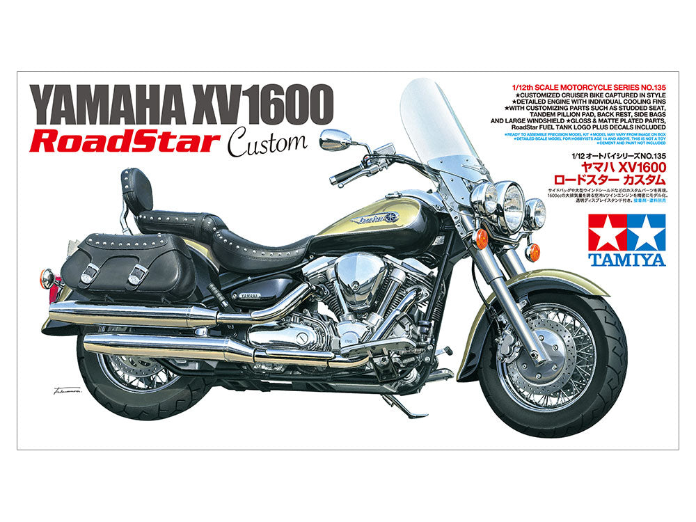 Yamaha XV1600 RoadStar Custom 1/12 Scale Motorcycle Series No.135