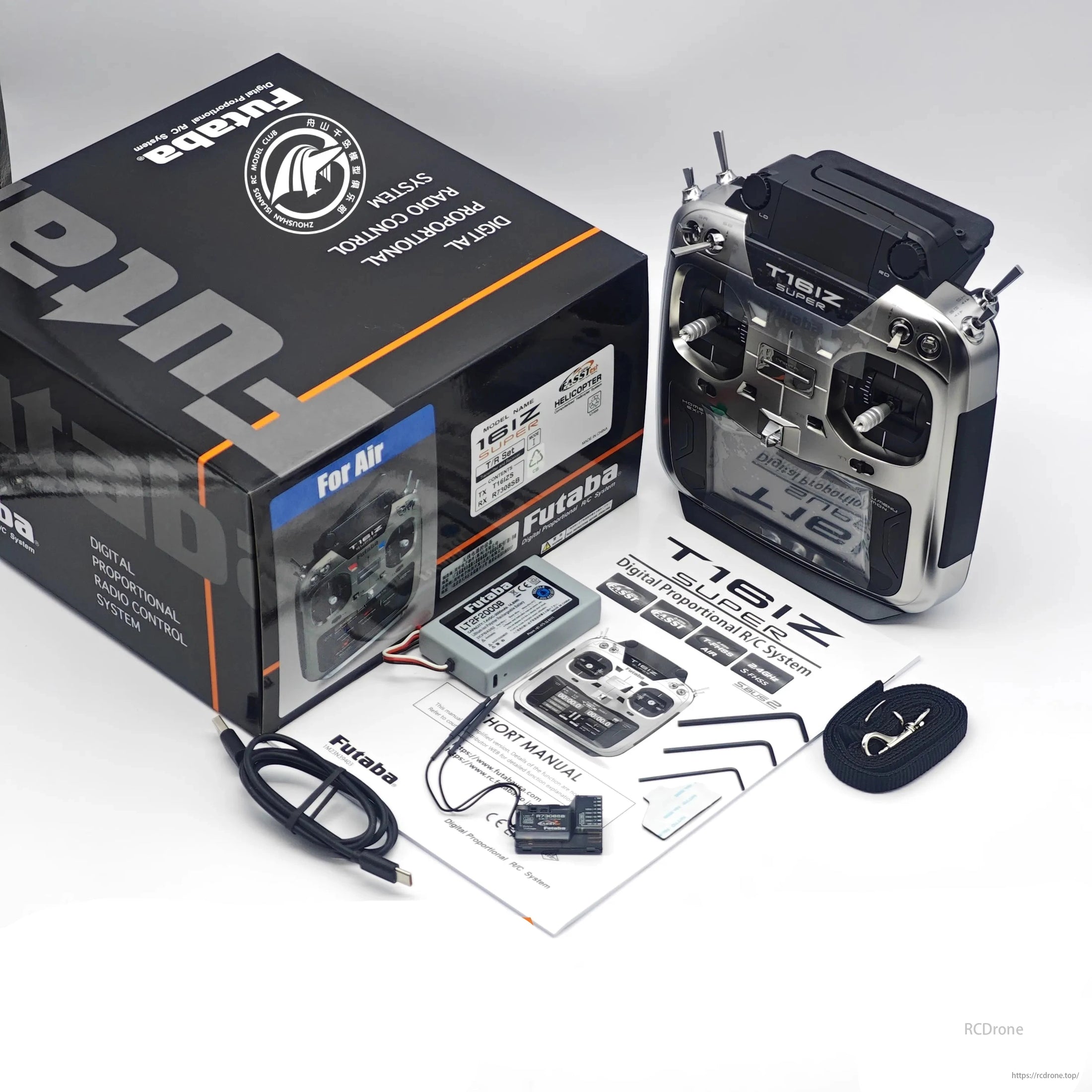 Futaba 16IZS Super 18-Channel Air Transmitter with R7308SB Receiver (without battery）