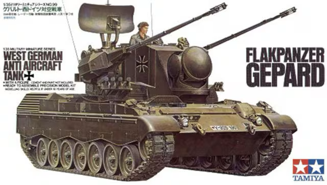 West German Flakpanzer Gepard 1/35 Military Miniatures Series No.99