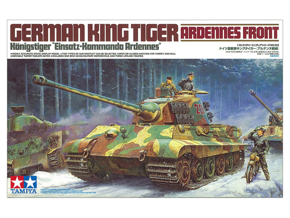 German King Tiger (Ardennes Front) 1/35 Military Miniatures Series No.252
