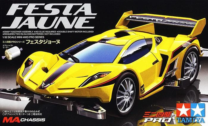 Festa Jaune (MA Chassis) 1/32 Scale Mini 4WD Pro Series
