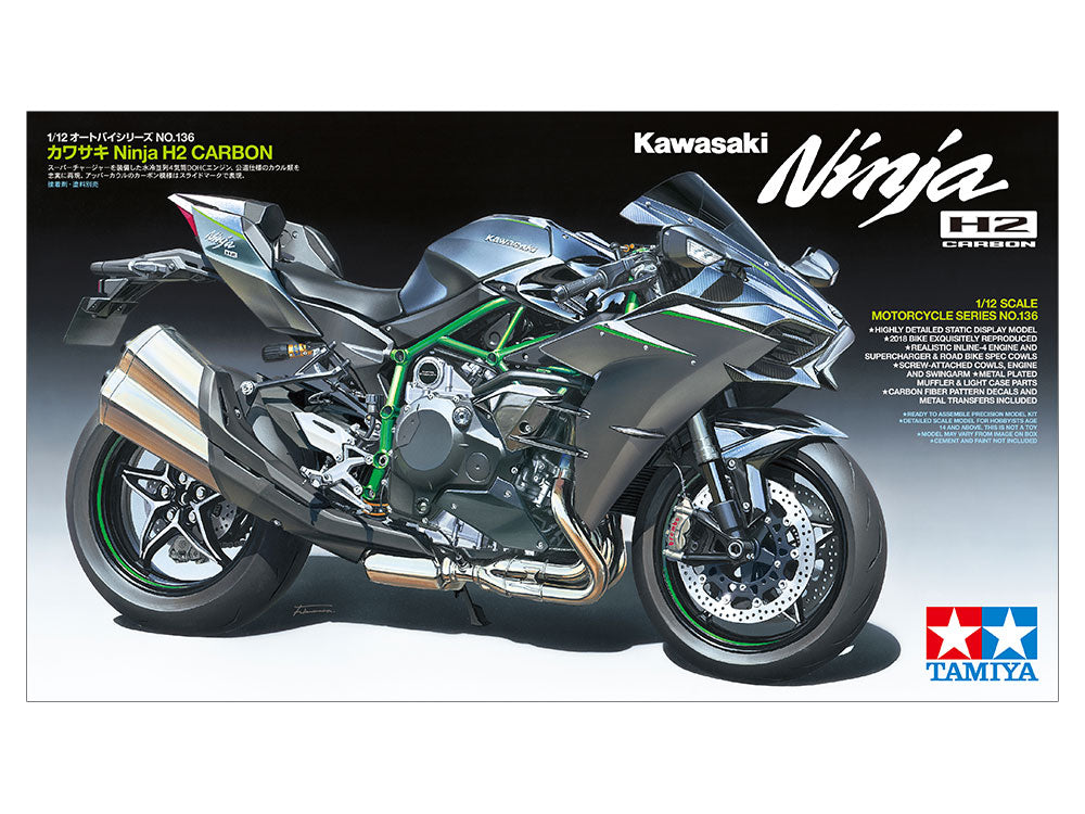 Kawasaki Ninja H2 Carbon 1/12 Scale Motorcycle Series No.136