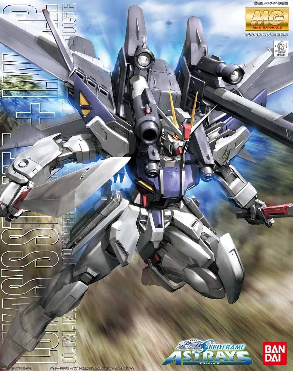 GAT-X105E+AQM/E-M1 Strike Gundam E IWSP (Lukas O'Donnell Custom) 1/100 Scale Master Grade Model