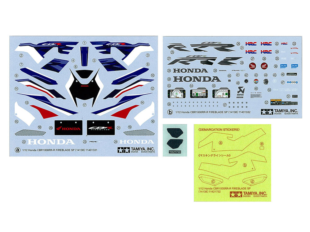 Honda CBR1000RR-R Fireblade SP 1/12 Scale Motorcycle Series No.138