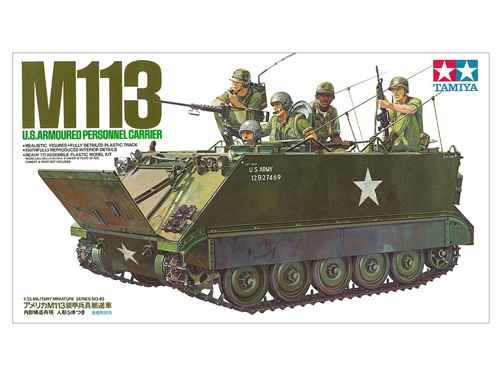 M113 U.S. Armoured Personnel Carrier 1/35 Military Miniature Series No.40