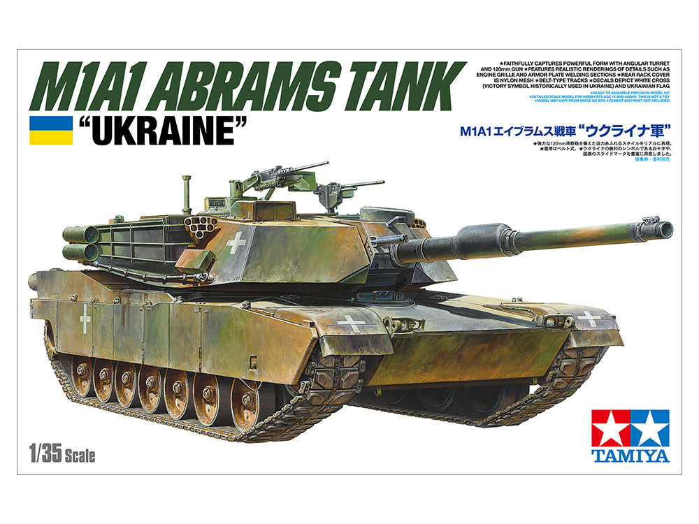 1/35 Scale M1A1 Abrams Tank "Ukraine"