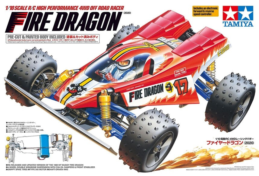 Fire Dragon 1/10 Scale R/C High Performance 4WD Off-Road Racer