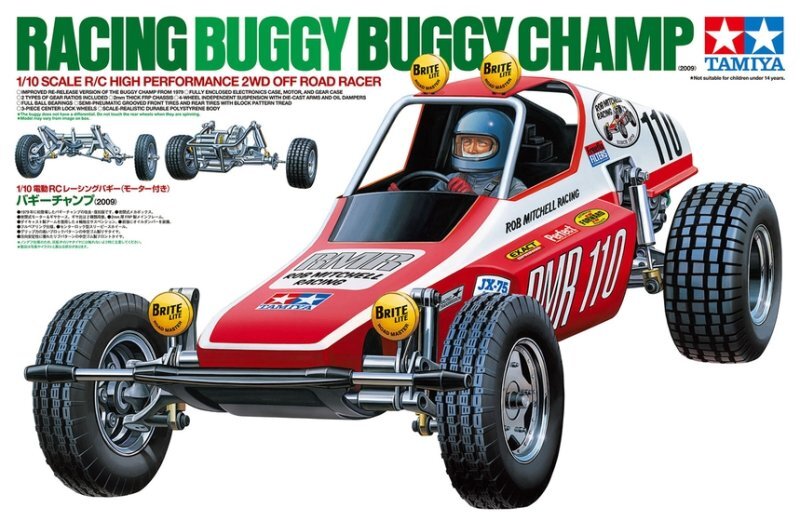 Racing Buggy Buggy Champ 1/10 Scale R/C High Performance 2WD Off-Road Racer